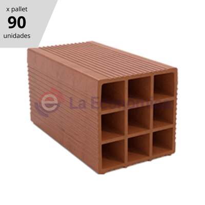 Pallet de Ladrillos Huecos 18x18x33 (90 unidades)