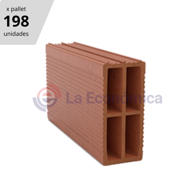 Pallet de Ladrillos Huecos 8x18x33 (198 unidades)