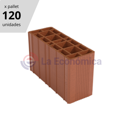 Pallet de Ladrillos Portantes 12x19x33 (120 unidades)