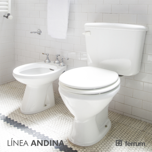 Alternative view of Bidet Andina 3 agujeros