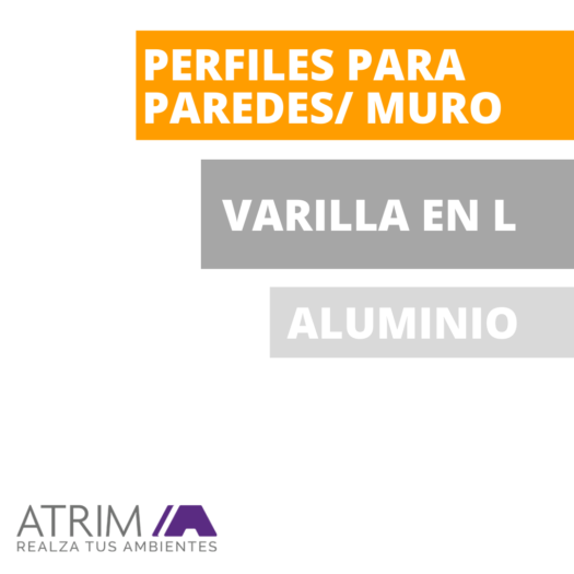 Alternative view of Varilla en L Atrim 10×2.50 mt Aluminio Natural (1470)