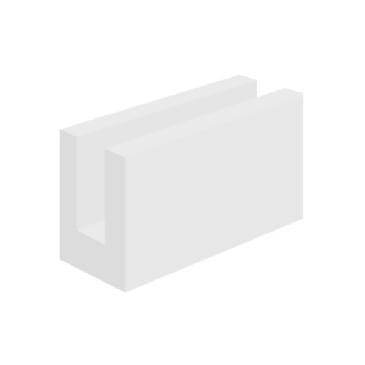 Ladrillo Tipo "U" Brimax 60x20x17,5 x unidad