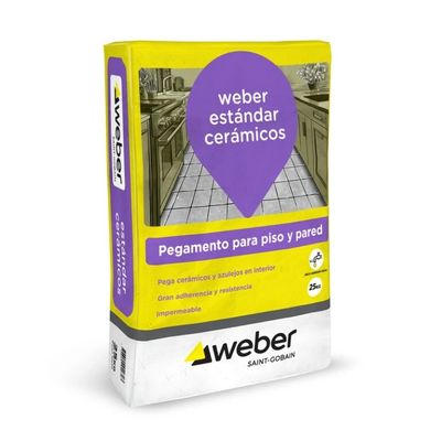 Pegamento Weber estandar x 25 Kg