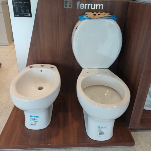 COMBO N°1 Inodoro+Bidet+Deposito de apoyar ATUEL